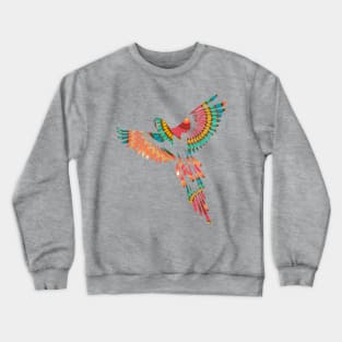 Geometric Macaw Crewneck Sweatshirt